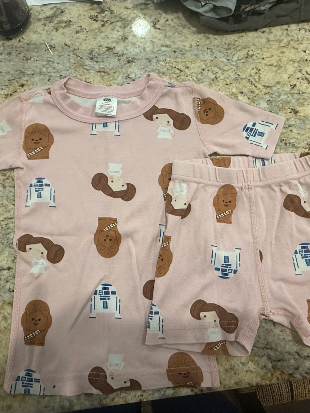 Star Wars Pink Kids Character Pajama Set